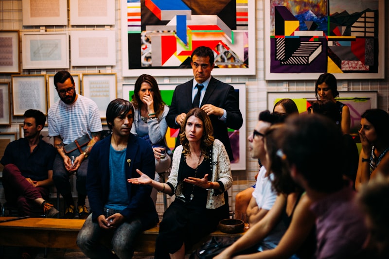 Workshop audience at tech festival